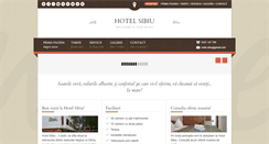 Desktop Screenshot of hotelsibiu.ro